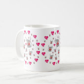 Valentijnsdag Vintage Muizen Mokken (Voorkant links)