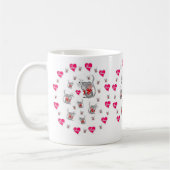 Valentijnsdag Vintage Muizen Mokken (Links)