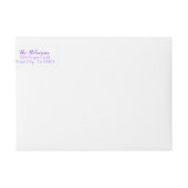 Valentijnsdag violet minimalistisch (Voorkant)