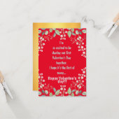 Valentijnsdag Vlakke kaart (Voorkant / Achterkant in situ)