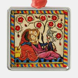 Valentijnsdag VOOR ETERNAL VERLIES Metalen Ornament