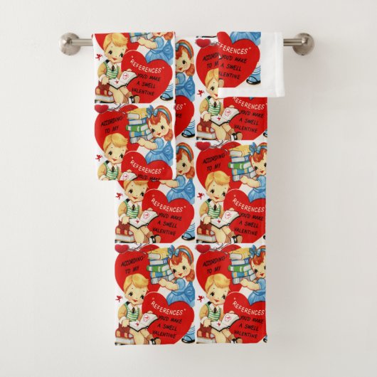 Valentijnsdag voor handdoeksets bad handdoek (Insitu)
