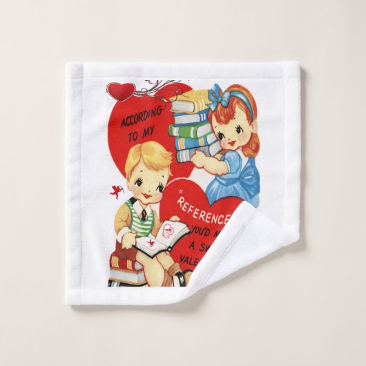 Valentijnsdag voor handdoeksets bad handdoek (Wasdoekje)