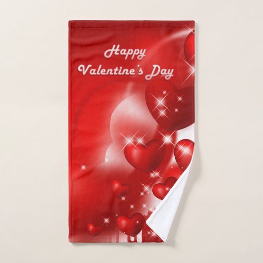 Valentijnsdag voor handdoeksets bad handdoek (Handdoek)