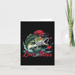 Valentijnsdag voor jongens vissen B Valentijn lief Kaart