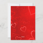 Valentijnsdag voor leraren feestdagenkaart (Achterkant)