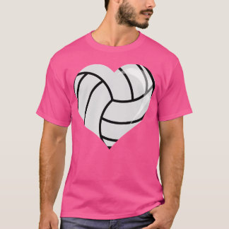 Valentijnsdag voor volleyballiefhebbers t-shirt