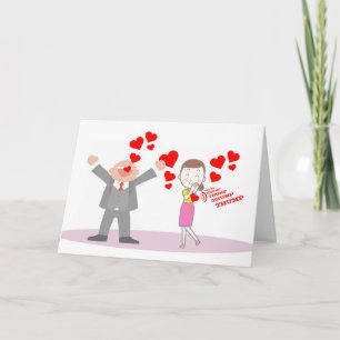 Valentijnsdag voor vriendin, grote schreeuw uit li kaart