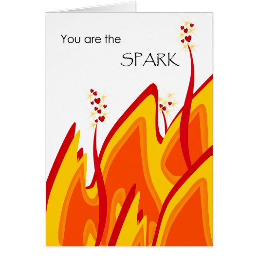 Valentijnsdag voor Vriendin U bent de SPARK (Voorkant)