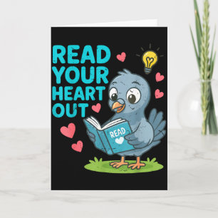 Valentijnsdag voorleesleraar Lees je hart uit Kaart
