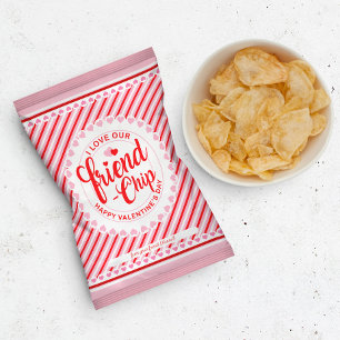 Valentijnsdag Vriend-Chip Chip Tas Wrapper Flyer