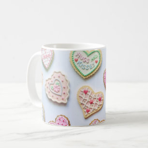 Valentijnsdag Vrienden Harten Cookies Koffiemok