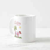 Valentijnsdag Waterverf Gnome paar Koffiemok (Voorkant links)