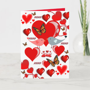 Valentijnsdag Wenskaart Feestdagen Kaart