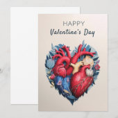 Valentijnsdag wenskaart kaart (Voorkant / Achterkant)