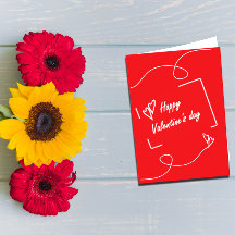 Valentijnsdag wenskaart