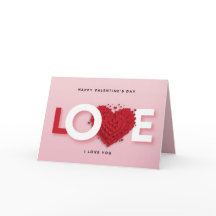 Valentijnsdag wenskaart – liefdeshartjes