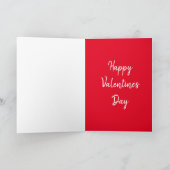 Valentijnsdag Wenskaart Teddy Bear Feestdagen Kaart (Binnen)