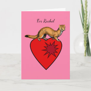 Valentijnsdag, Wezel Mij Op Weg Naar Je Hart Kaart