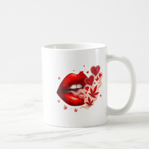 Valentijnsdag Wiet Liefhebber Stoner Babe Koffiemok