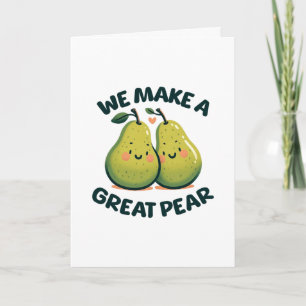 Valentijnsdag 'Wij vormen een perfect paar' Kaart