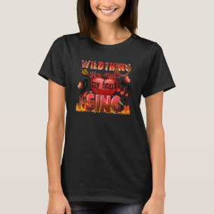 Valentijnsdag Wild Ding Je maakt mijn hartslag T-shirt