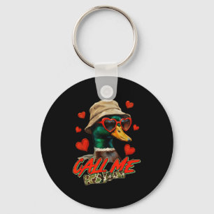 Valentijnsdag Wilde Eend Jagen Jager Camo C Sleutelhanger