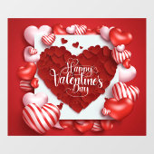 Valentijnsdag Windows Cling Raamsticker (Vel)