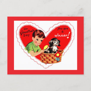 Valentijnsdag Winner Holiday Briefkaart