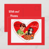Valentijnsdag Winner Holiday Briefkaart (Voorkant / Achterkant)