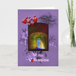 Valentijnsdag Wishing Window - Be Mine Feestdagen Kaart