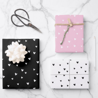 Valentijnsdag Wrapping Paper Set, Mini Hearts