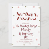 Valentijnsdag XOXO Hugs Kisses Confetti Dot Party Kaart (Voorkant)