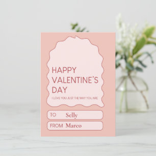 Valentijnsdag Zoet Feestdagenkaart