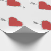 Valentijnsdag, zoete harten Verpakkingspapier Cadeaupapier (Hoek)