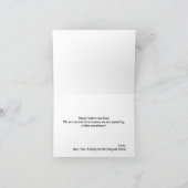 Valentijnsdag zwangerschapsaankondiging Kaart (Binnen)