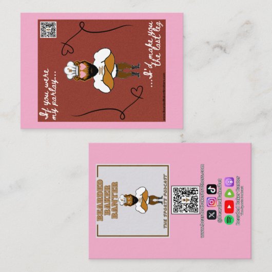 Valentijnsdagkaart #3 notitiekaartje (Voorkant / Achterkant)