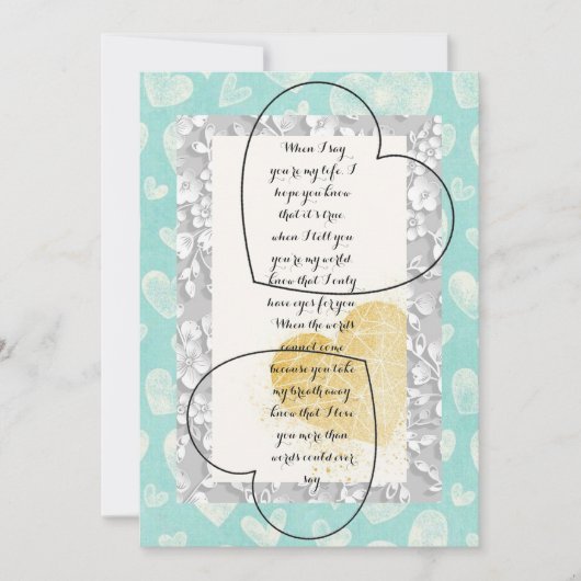 Valentijnsdagkaart Kaart (Voorkant)