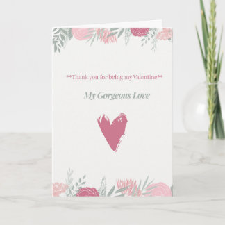 Valentijnsdagkaart Kaart