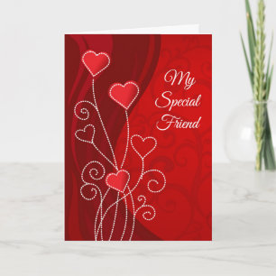 Valentijnsdagkaart - Mijn speciale vriend Feestdagen Kaart