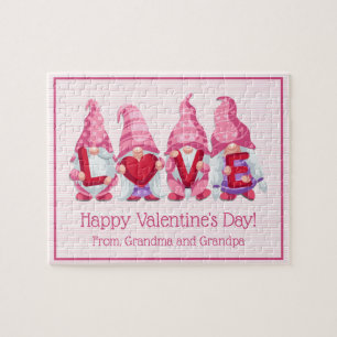 Valentijnsdagkabouters Legpuzzel