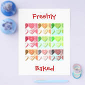 Valentijnsdagkoekjes Flyer (Enkel)