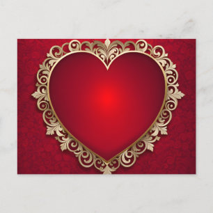 Valentijnsdagontwerp Briefkaart