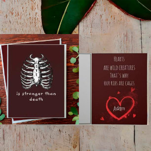 Valentijnse aangepaste Kaart voor ribbenkage, spec