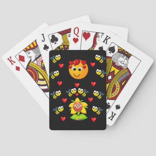 Valentijnse afspeelkaartdeck pokerkaarten (Achterkant)