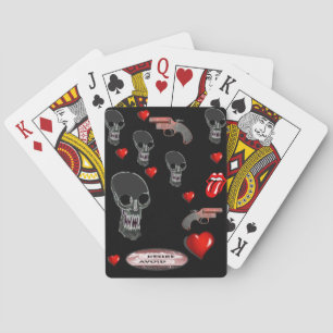 Valentijnse afspeelkaartdeck pokerkaarten