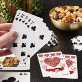 Valentijnse afspeelkaartdeck pokerkaarten (Insitu)