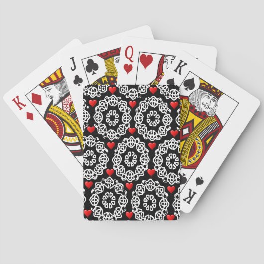 Valentijnse afspeelkaartdeck pokerkaarten (Achterkant)