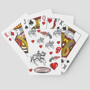 Valentijnse afspeelkaartdeck speelkaarten