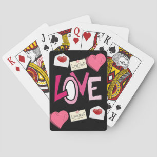 Valentijnse afspeelkaartdeck speelkaarten